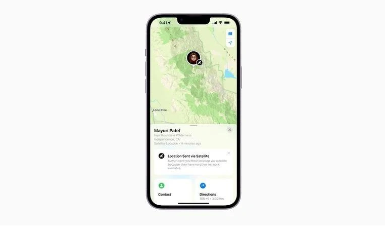 晴隆苹果14维修分享iPhone14系列中 FindMy功能通过卫星分享位置方法教程 