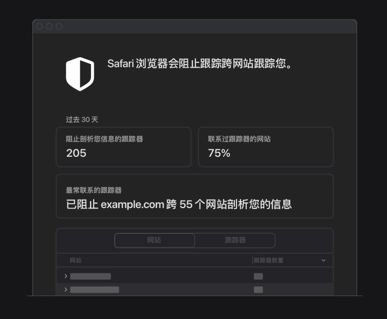 晴隆苹果手机维修分享如何在 Safari 浏览器中查看和打开隐私报告 